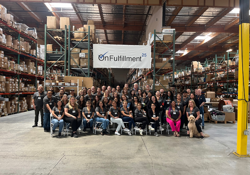 onfulfillment employees celebrating 25 years